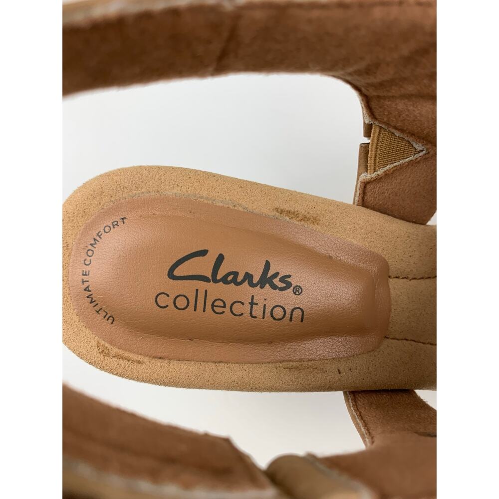 Tan Wedge Sandals - Picture 6 of 11